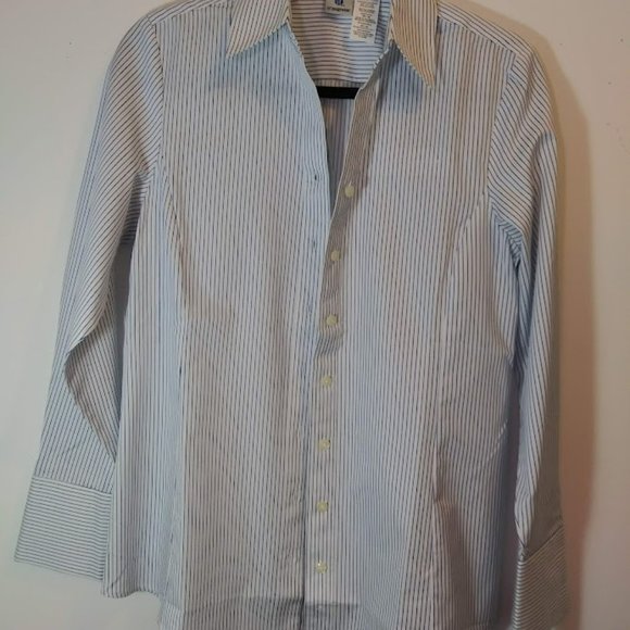 VF Imagewear  Women's Long Sleeve Button Uniform Shirt Size 06 #W-133 - Picture 5 of 10